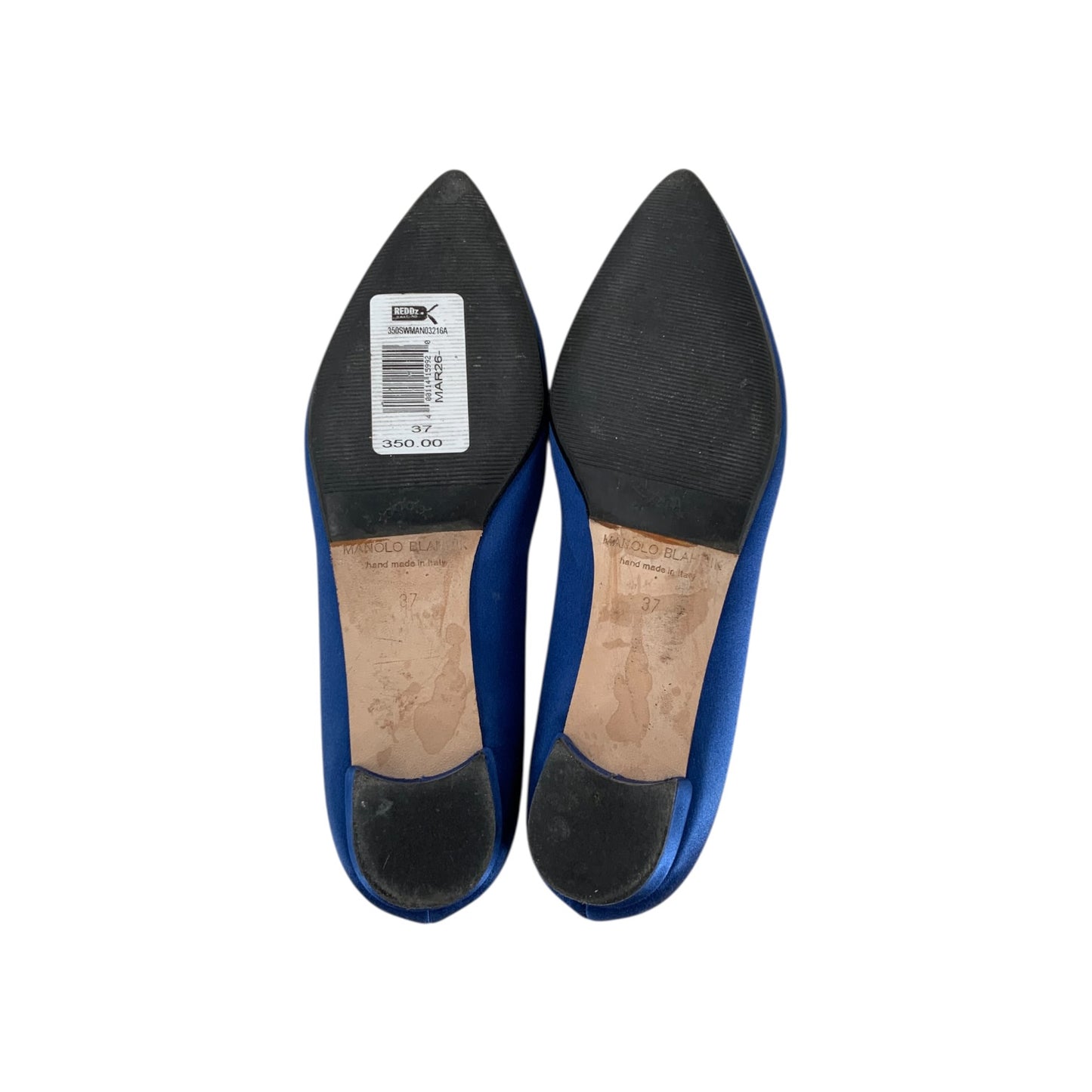 Manolo Blahnik Hangisi Fabric Flats