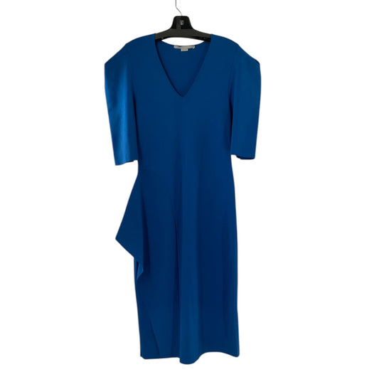 Stella McCartney Blue Faux Slit Dress