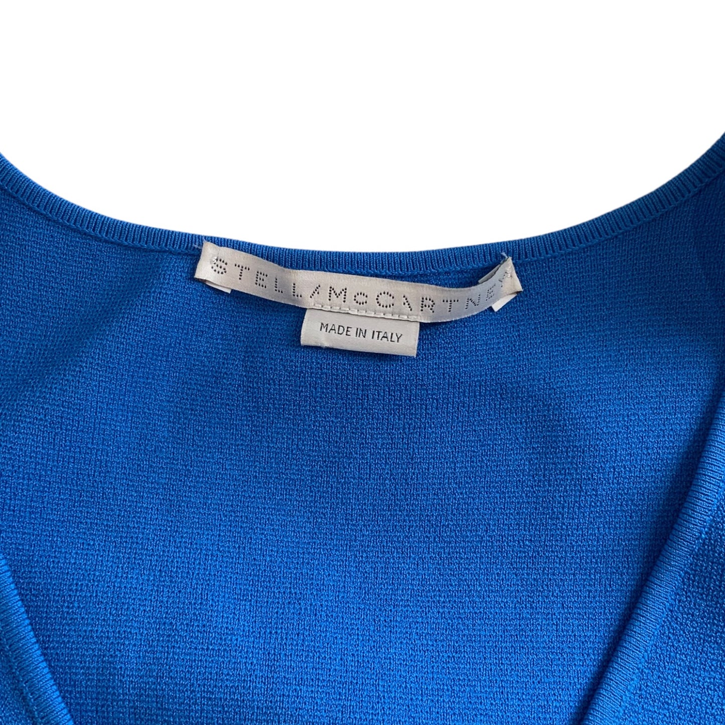 Stella McCartney Blue Faux Slit Dress