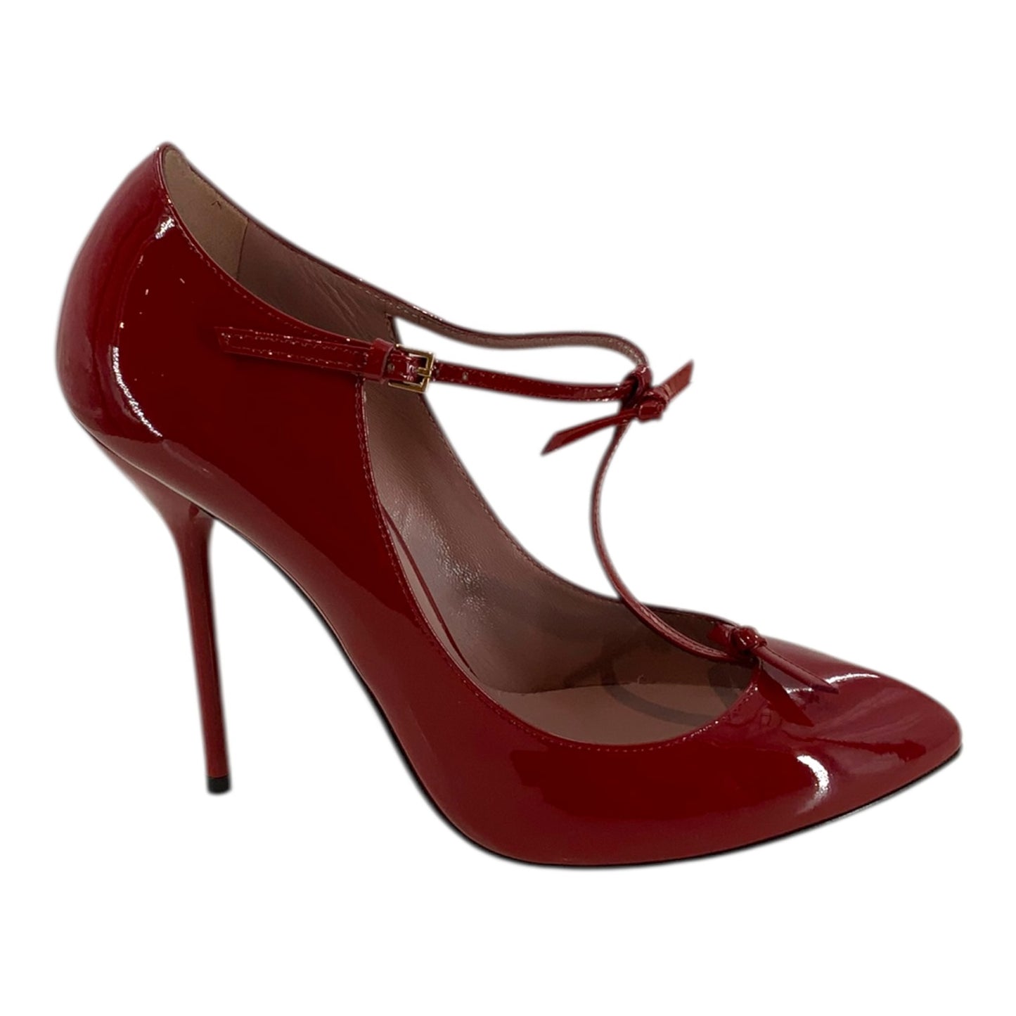 Gucci Thin Heel Patent Leather Heels