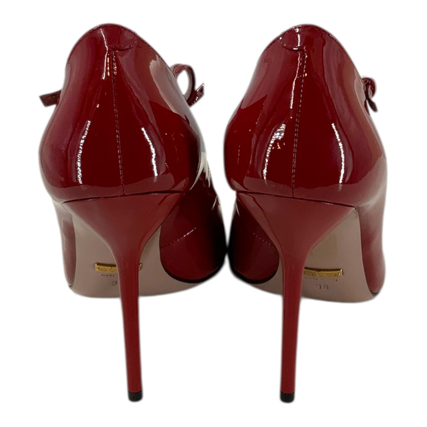 Gucci Thin Heel Patent Leather Heels