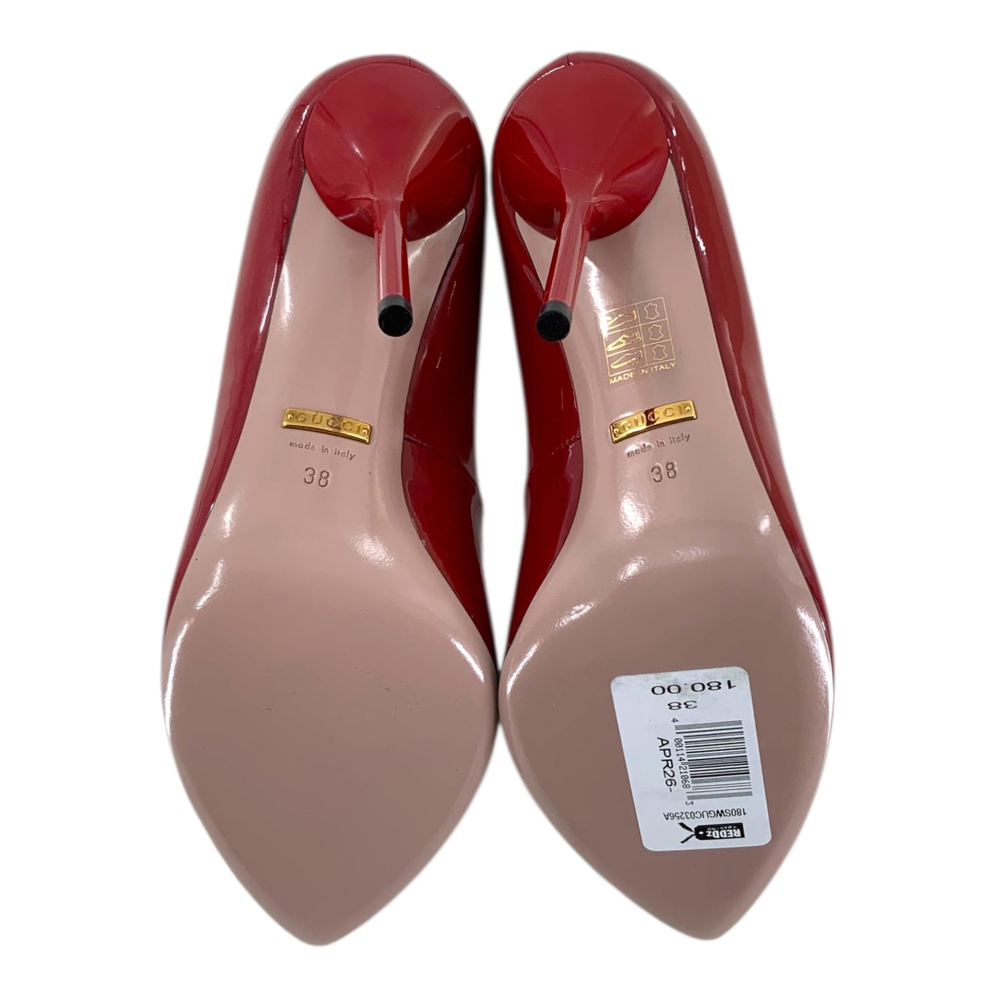 Gucci Thin Heel Patent Leather Heels