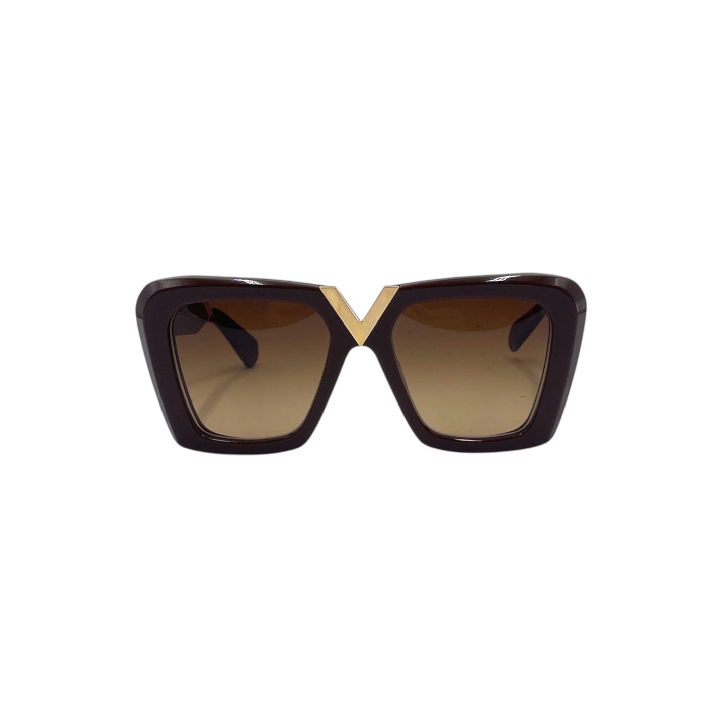 Valentino V-Gold Oversize Sunglasses