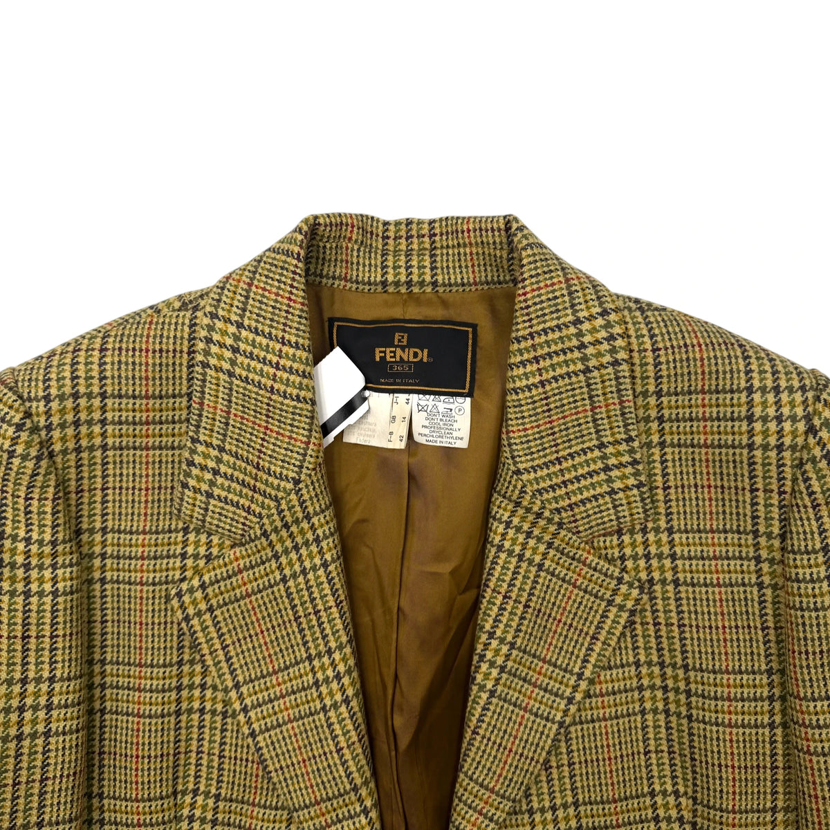 Fendi Plaid Blazer