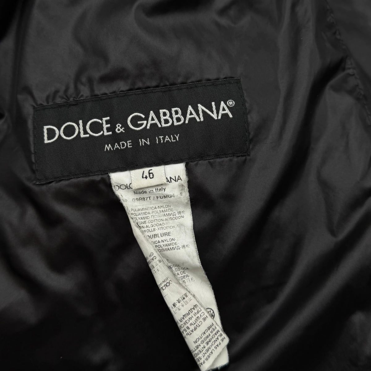 D&G Quilted Jacket