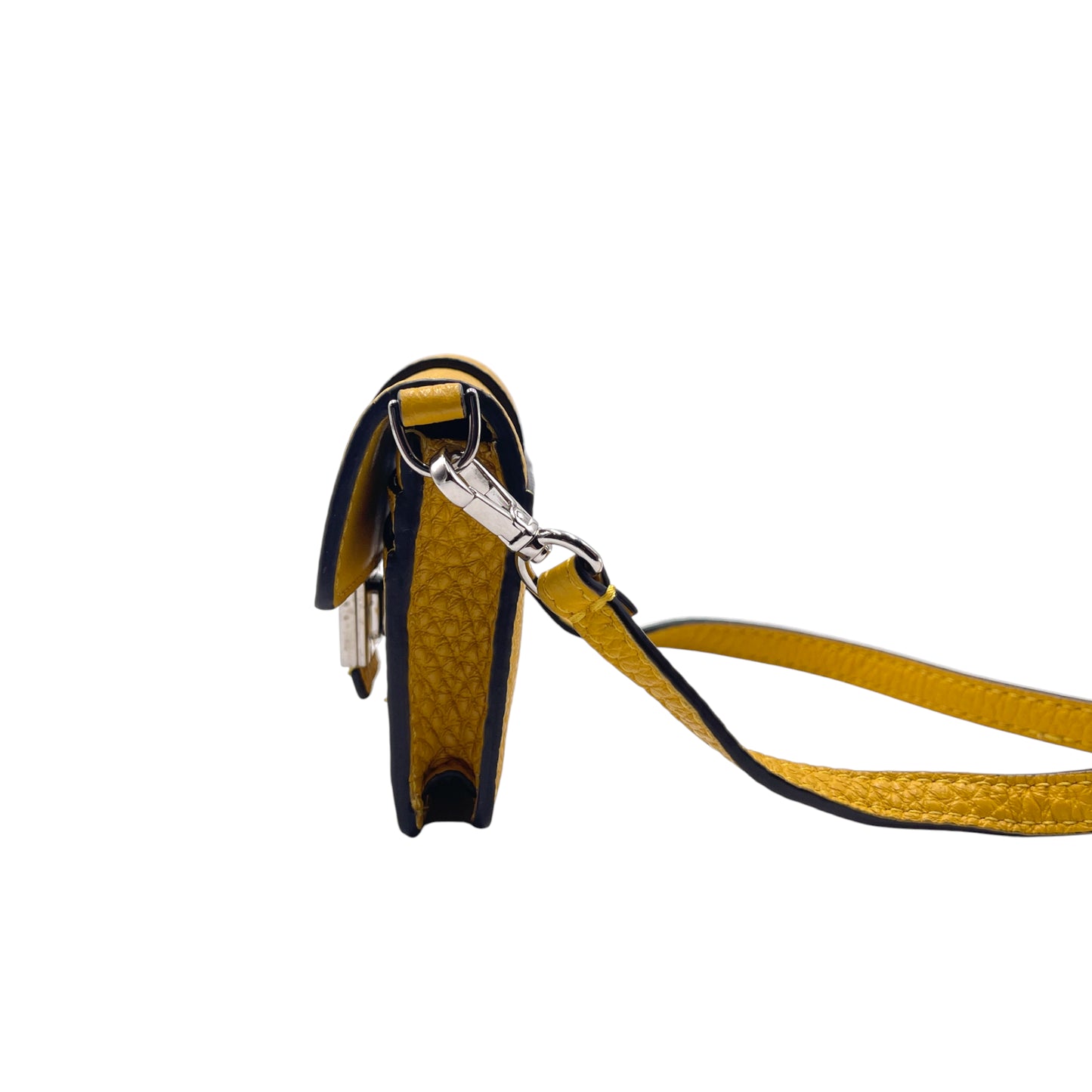 Fendi Micro Baguette Yellow Crossbody