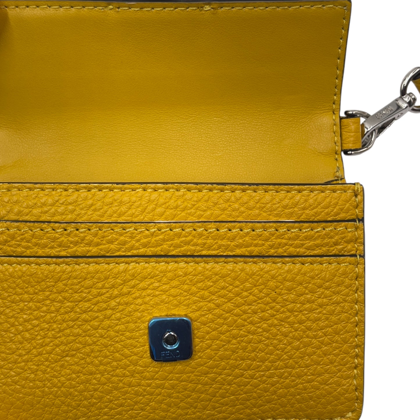 Fendi Micro Baguette Yellow Crossbody