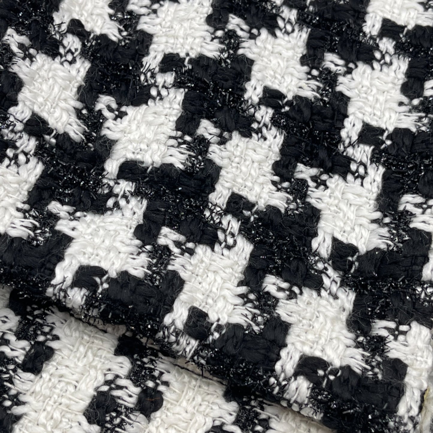 Alice + Olivia Black/White Tweed Jacket