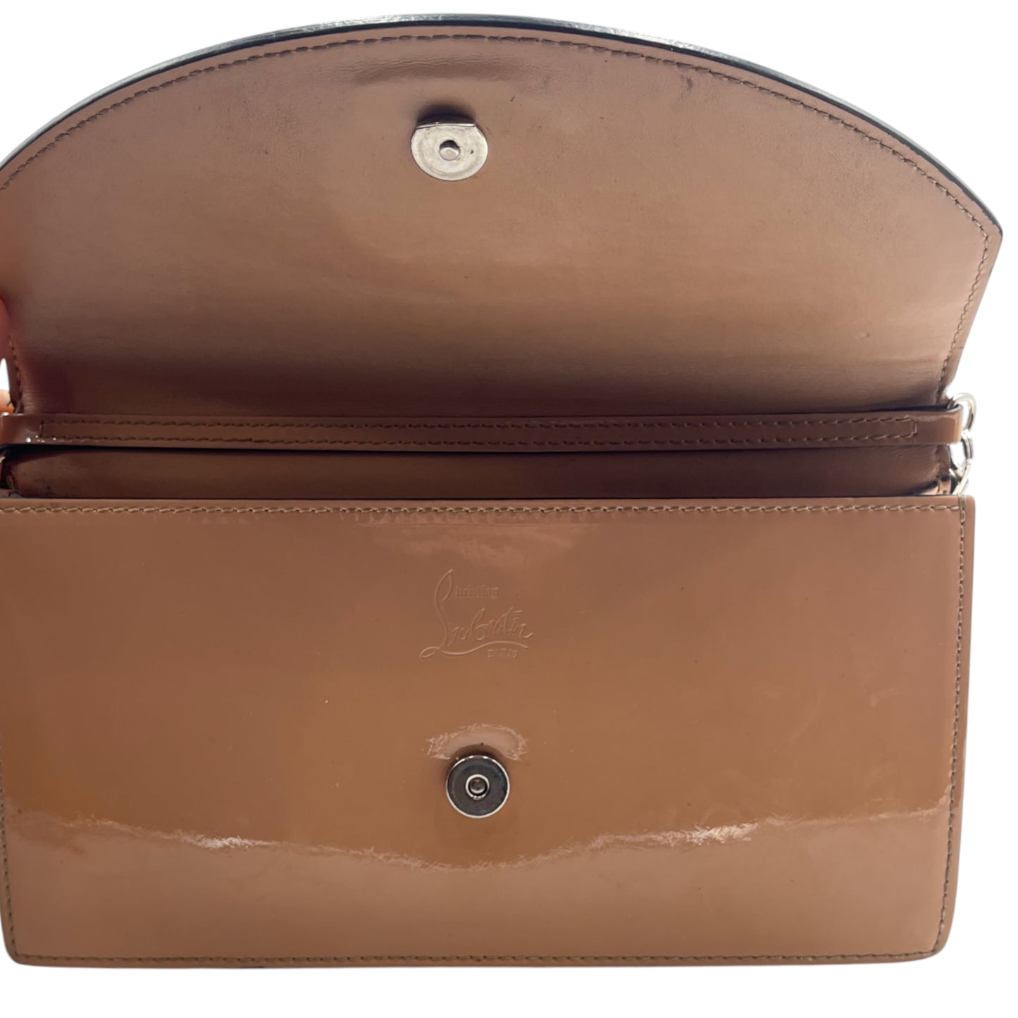 Christian Louboutin Loubi54 Patent Shoulder Bag