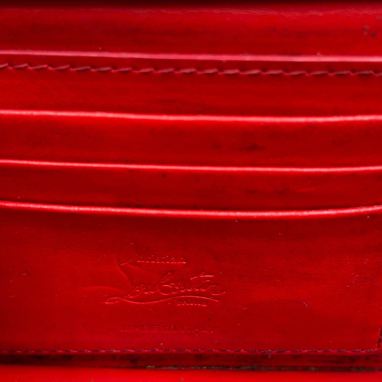 Christian Louboutin Loubi54 Patent Shoulder Bag