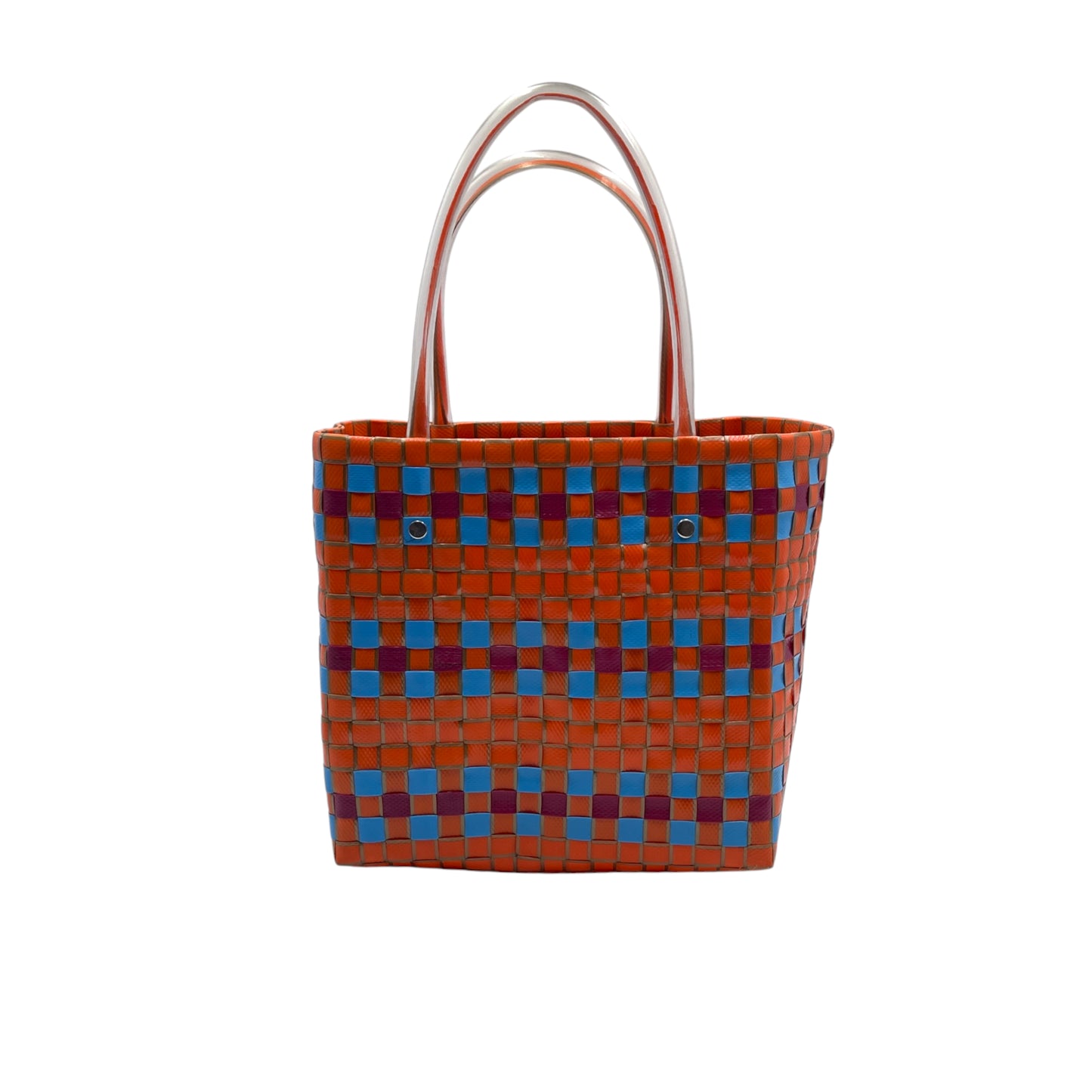 Marni Market Mini Woven Basket Tote