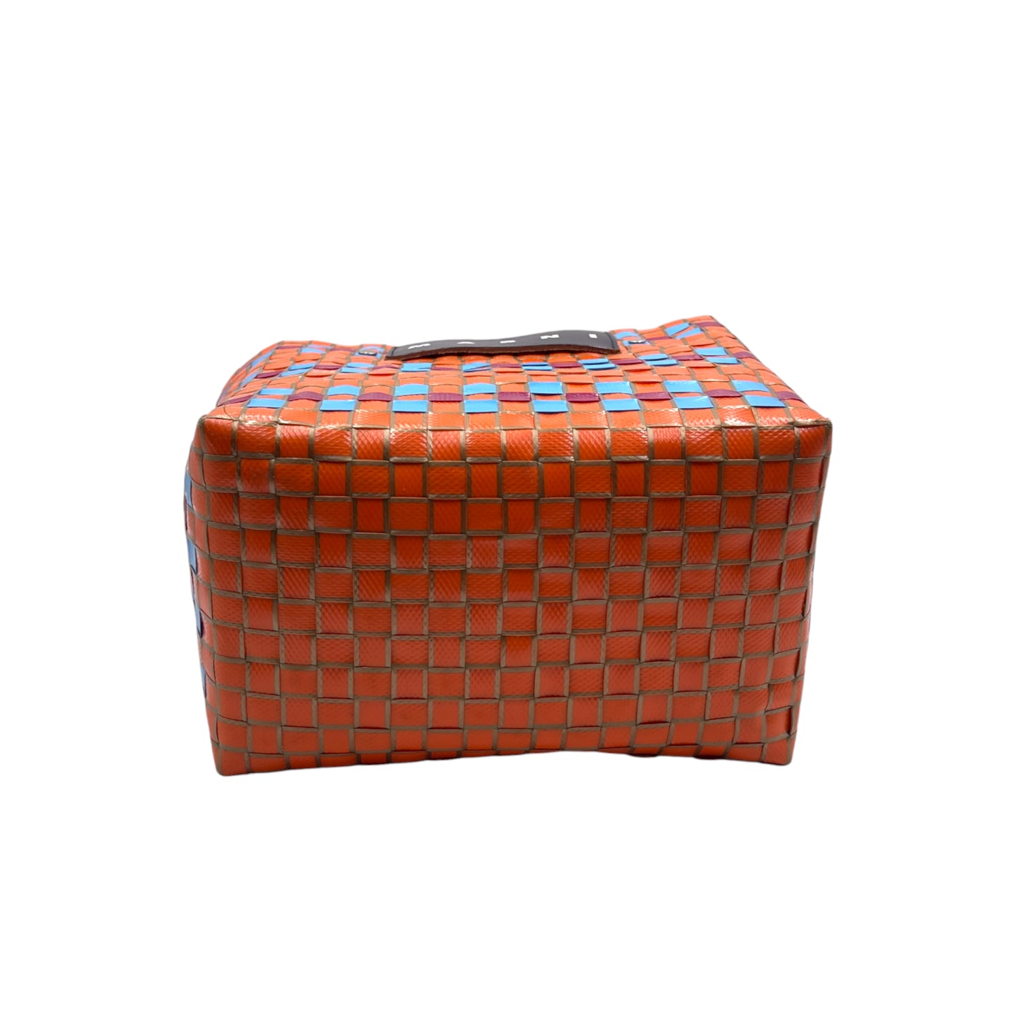 Marni Market Mini Woven Basket Tote