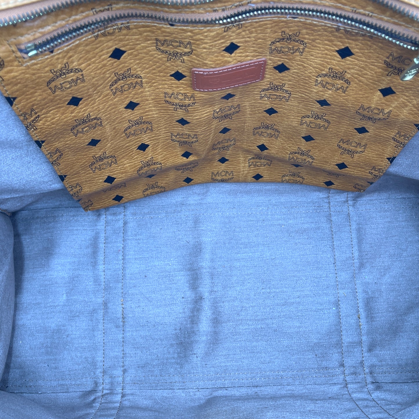 MCM Visetos Large Tote