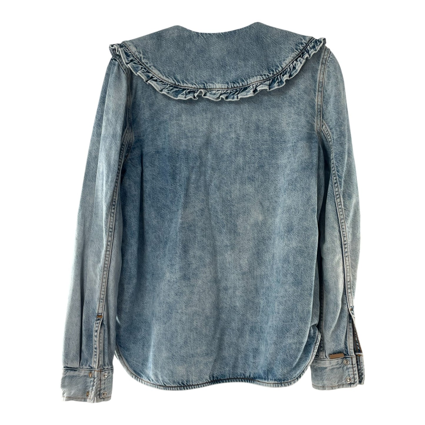 Ganni Denim Bib Shirt