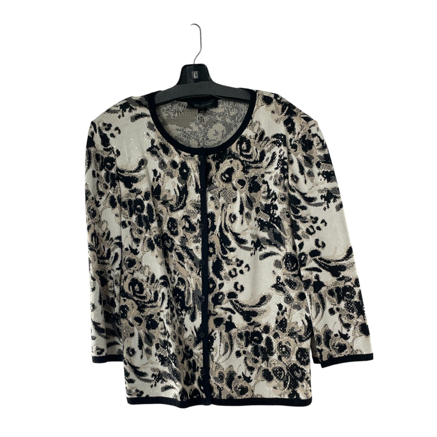 St. John Buttoned Cardigan