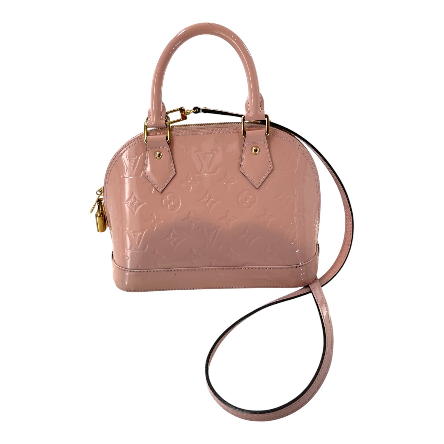 Louis Vuitton Alma BB Monogram Vernis Handbag