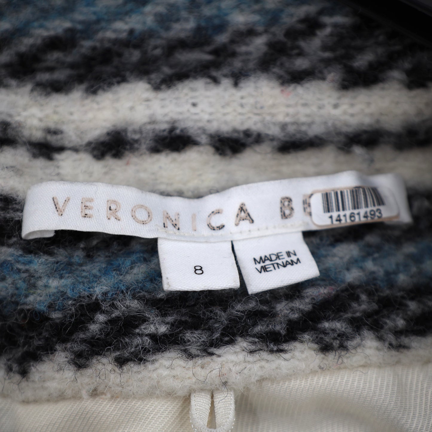 Veronica Beard Flannel Print Coat