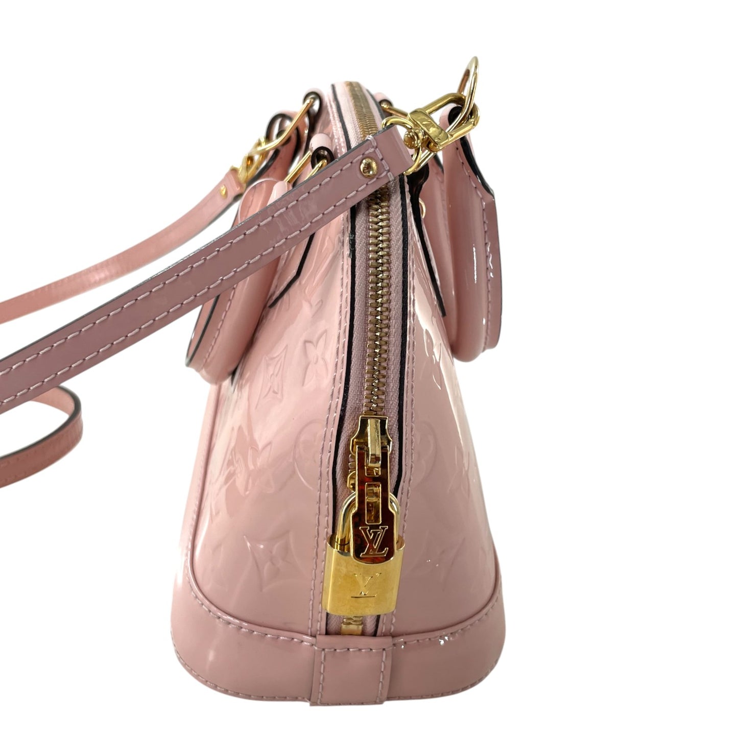 Louis Vuitton Alma BB Monogram Vernis Handbag