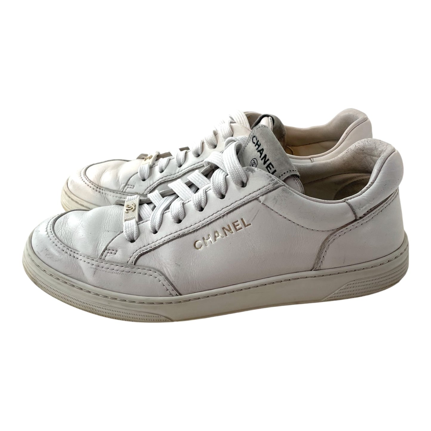 Chanel CC Logo Sneakers