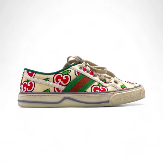 Gucci Apple Print Tennis Snkrs