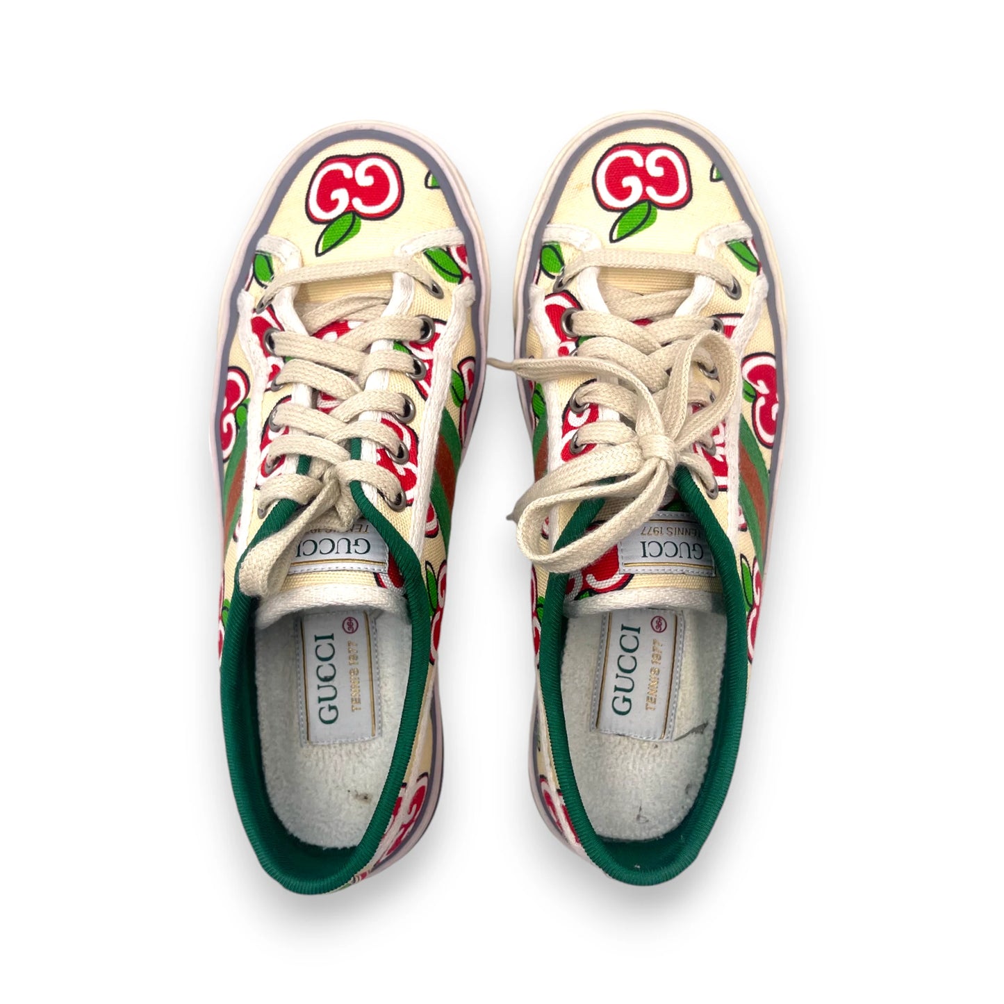 Gucci Apple Print Tennis Snkrs