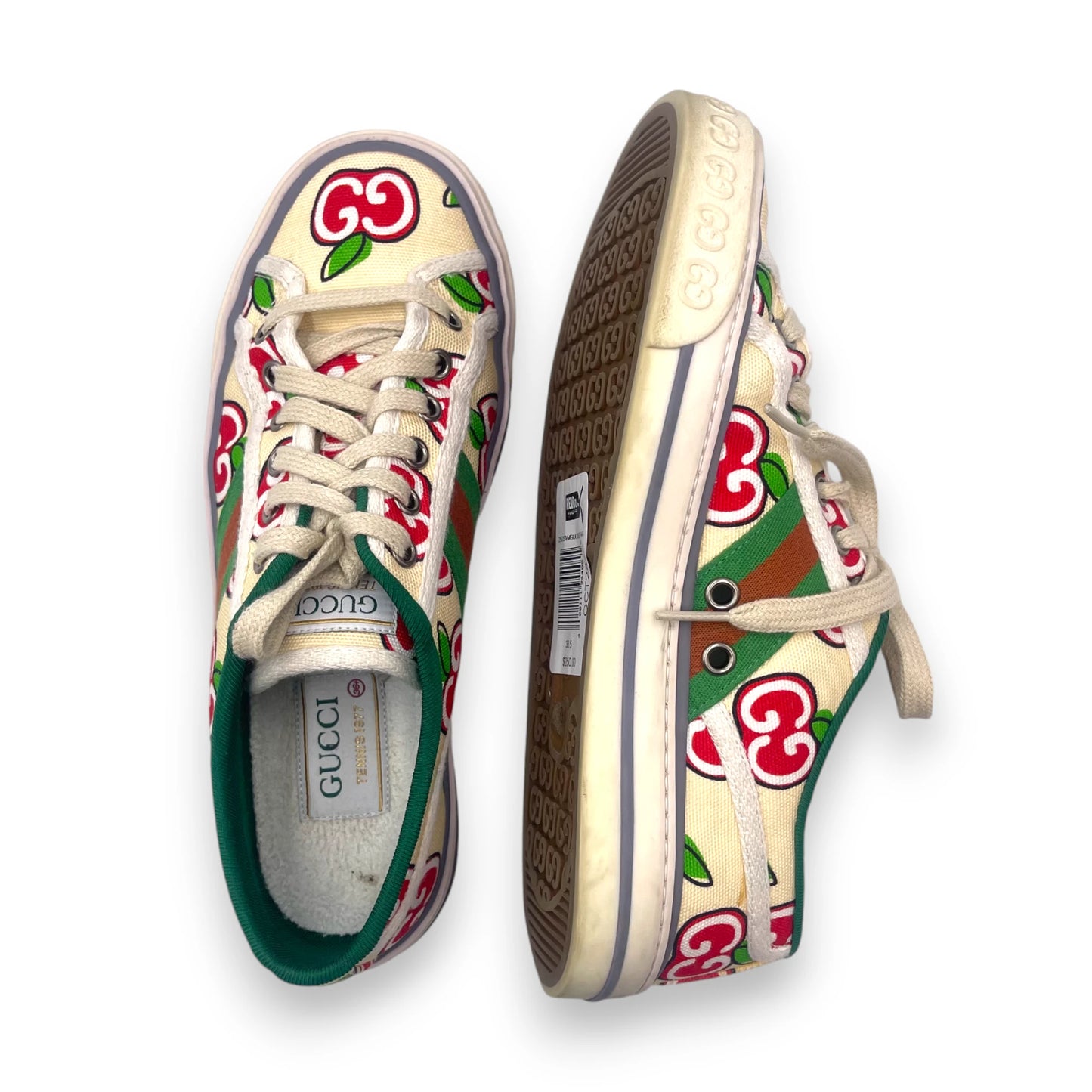 Gucci Apple Print Tennis Snkrs