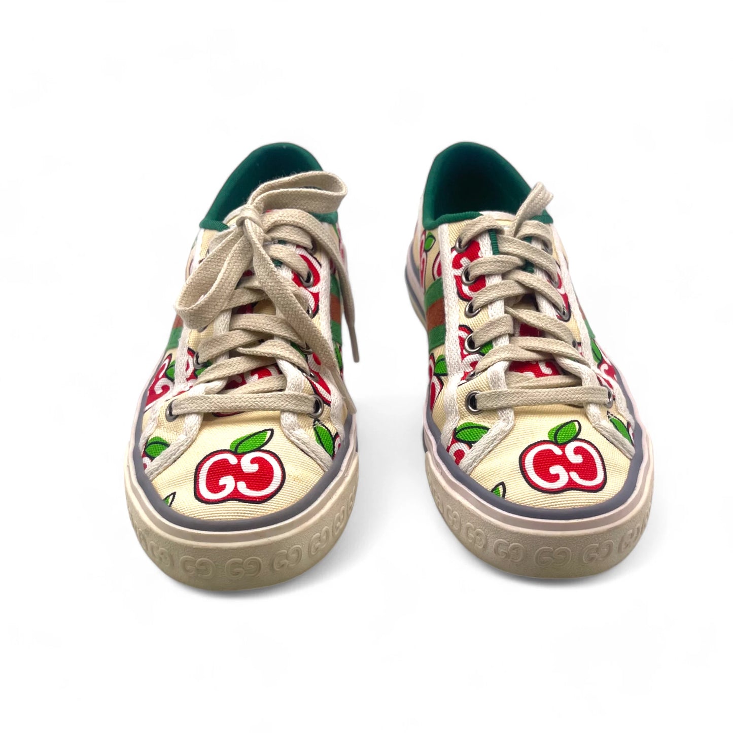 Gucci Apple Print Tennis Snkrs