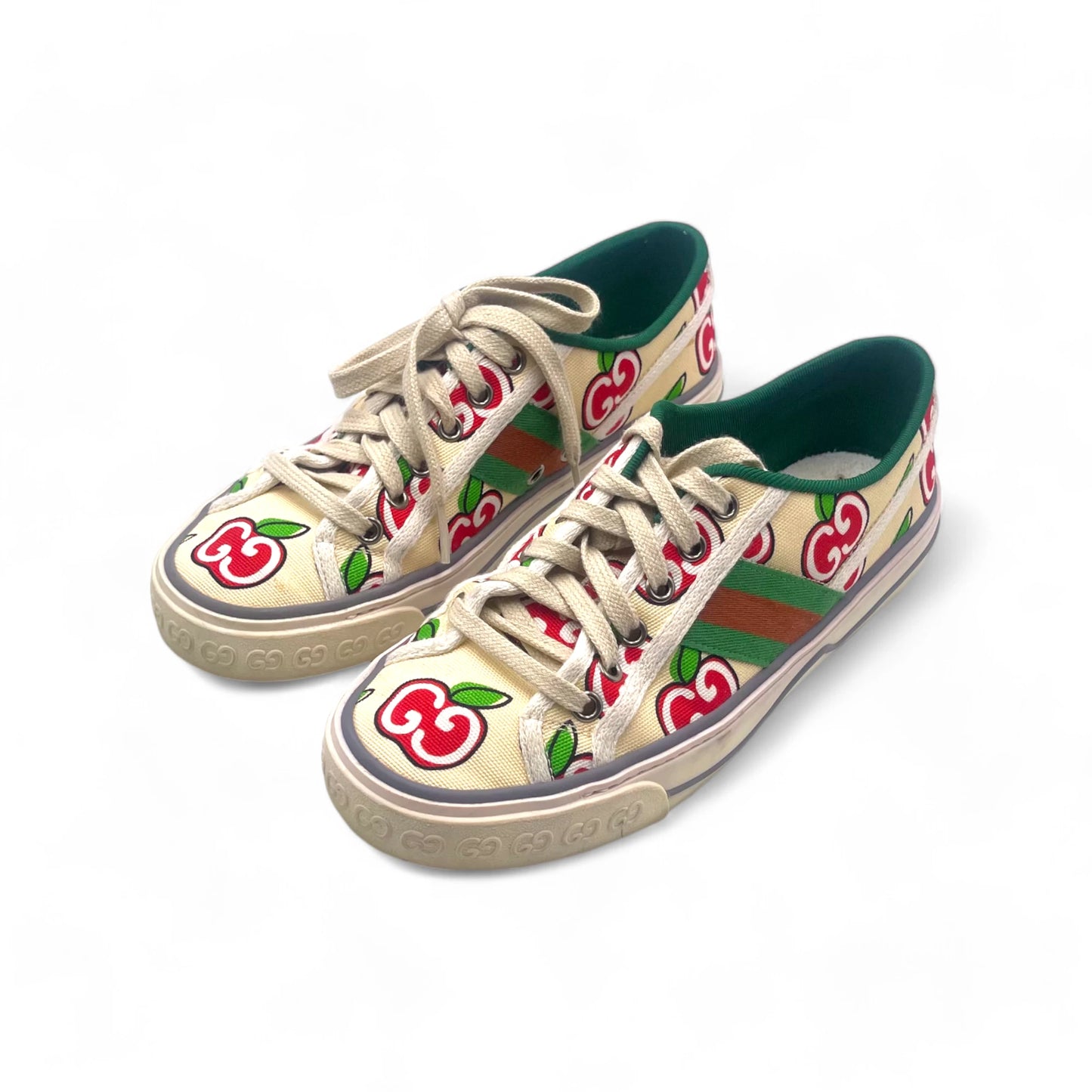 Gucci Apple Print Tennis Snkrs