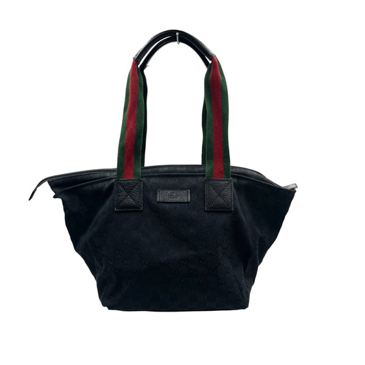 Gucci GG Web Canvas Shoulder Tote