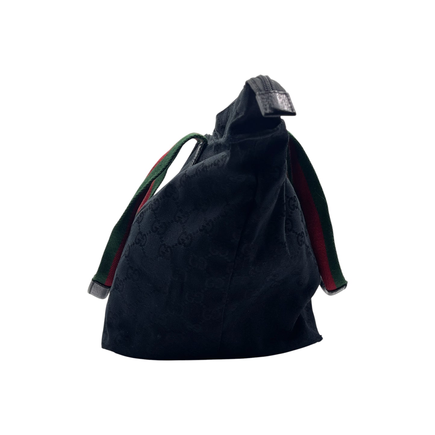 Gucci GG Web Canvas Shoulder Tote