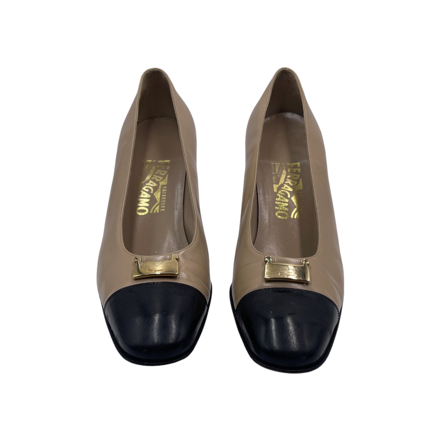 Ferragamo Two-Tone Pump