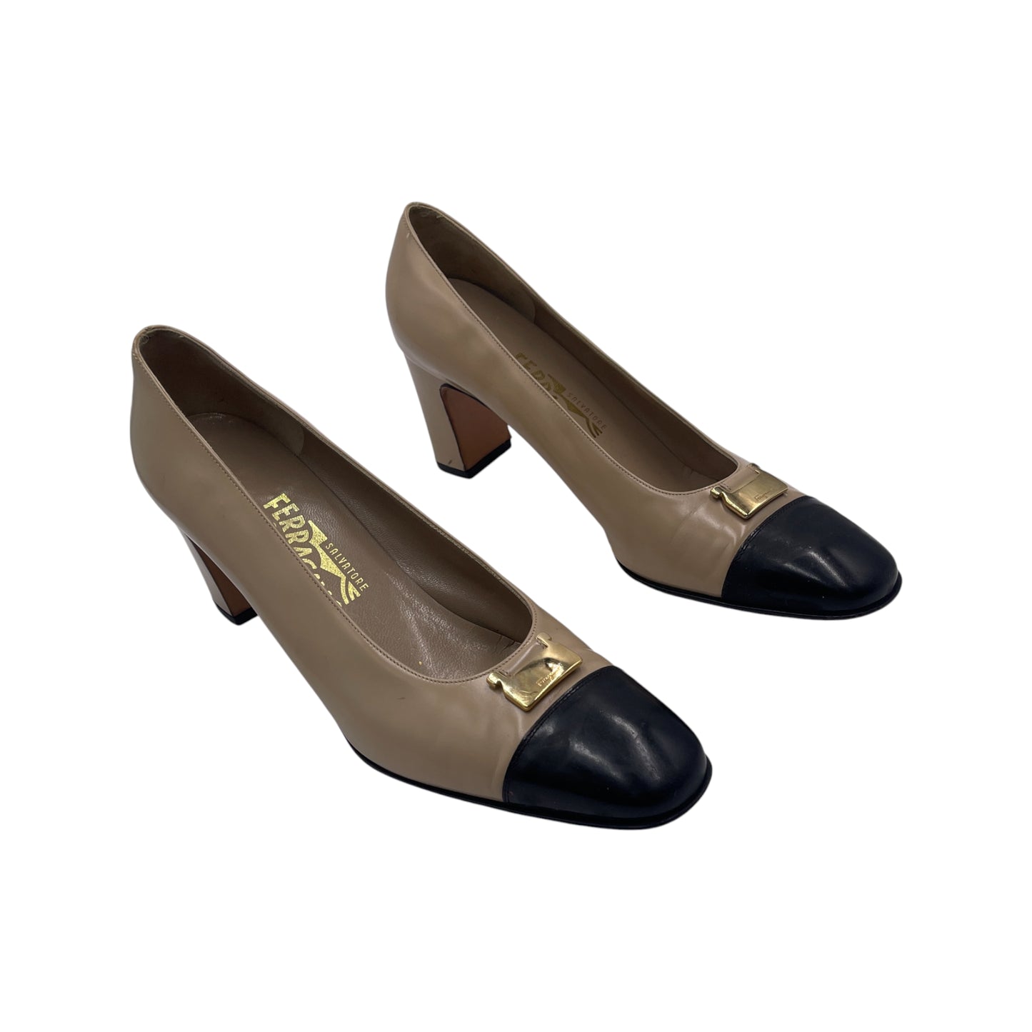 Ferragamo Two-Tone Pump