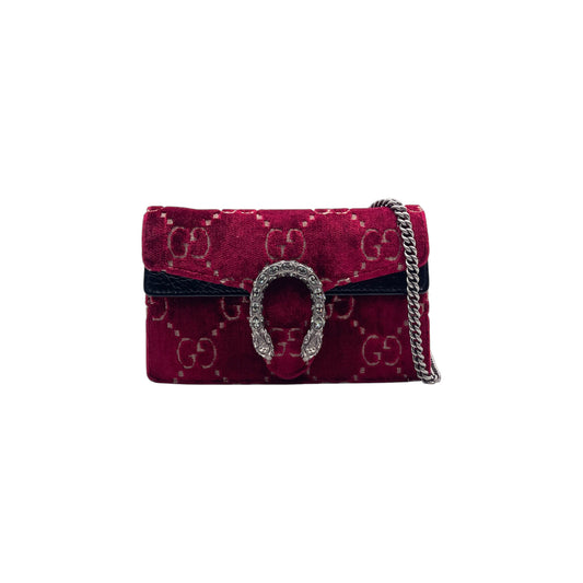 Gucci Dionysus GG Velvet Super Mini Shoulder Bag