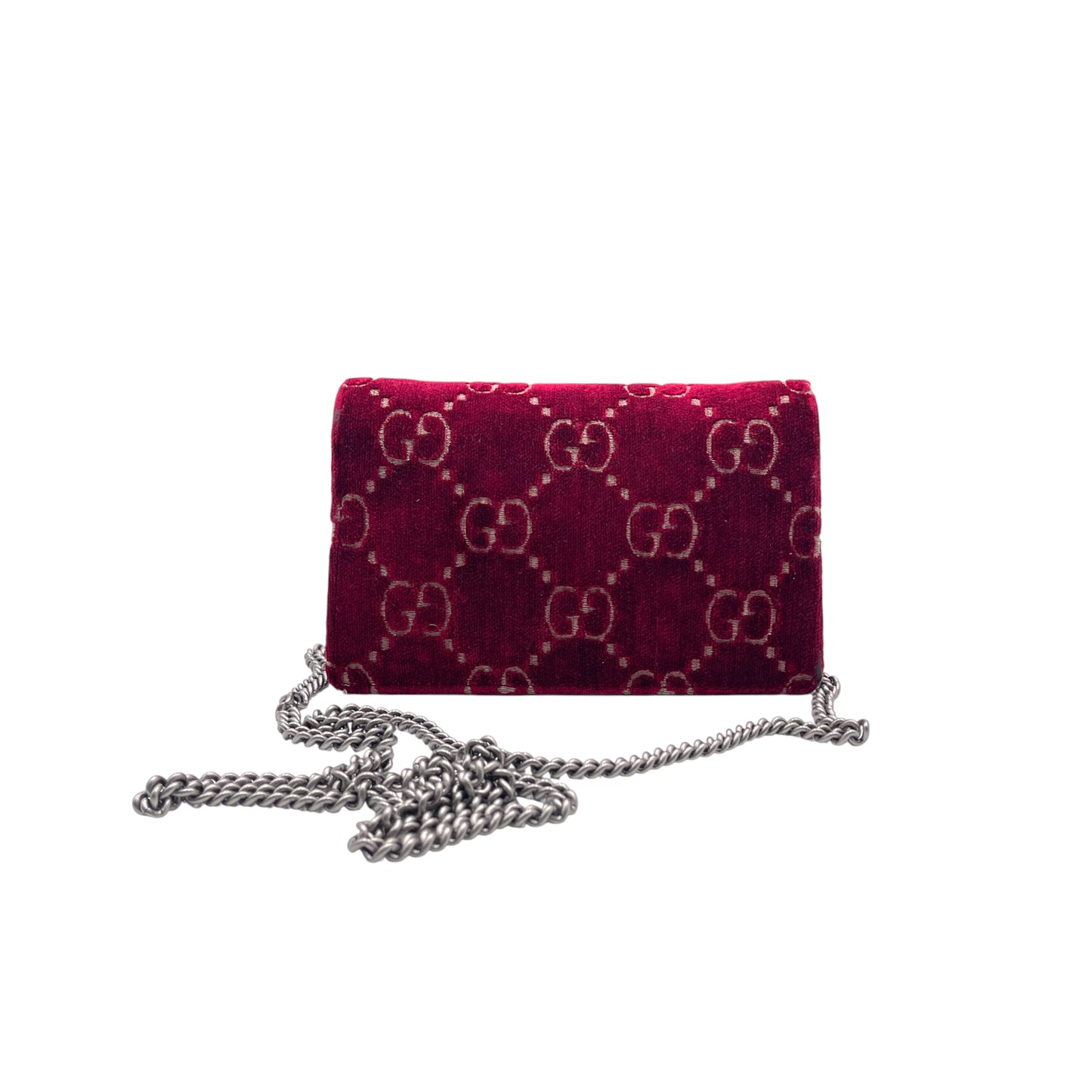 Gucci Dionysus GG Velvet Super Mini Shoulder Bag