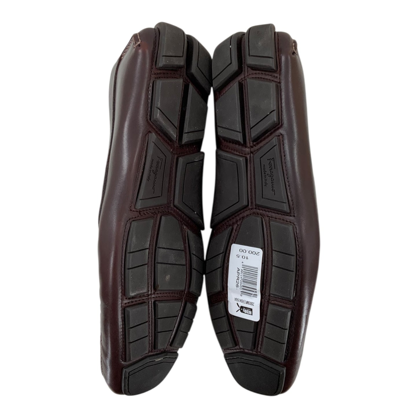 Salvatore Ferragamo Men’s Brown Parigi Gancini Drivers