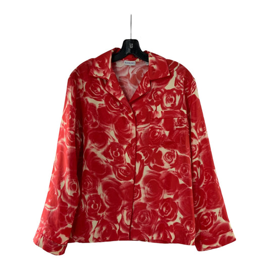 Burberry Floral Pattern Button Up