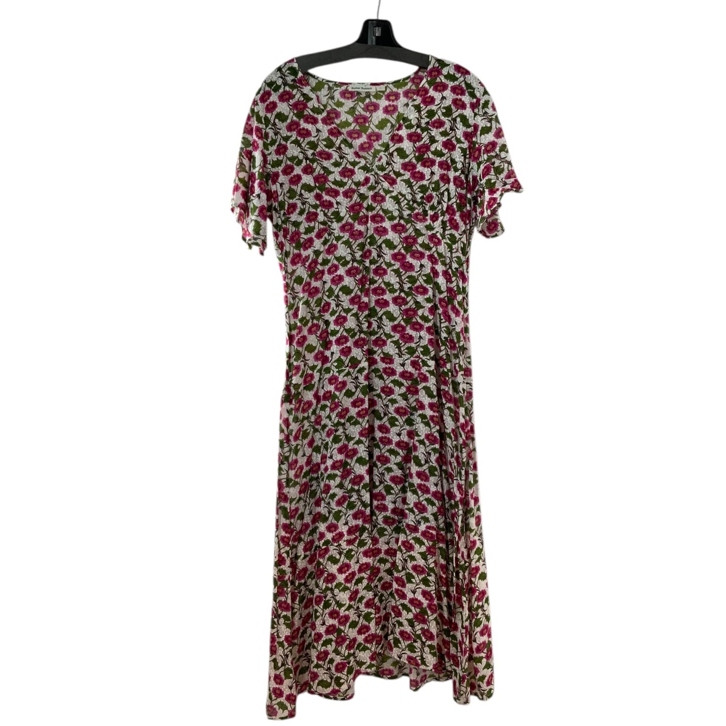 Roller Rabbit Floral V-Neck Cut Dress