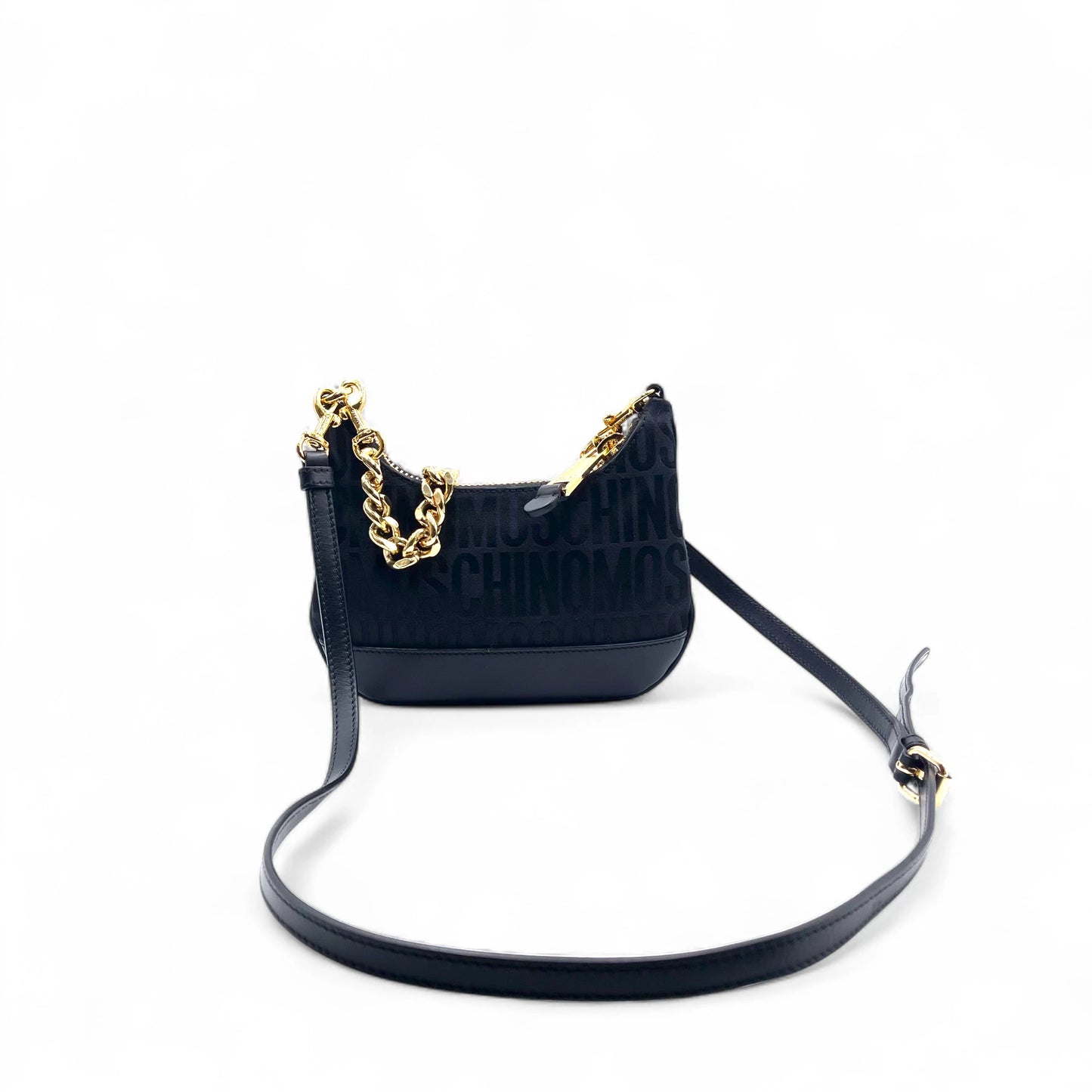 Moschino Jacquard Shoulder Bag