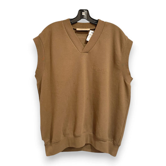 Fear Of God Essentials Brown V-neck Vest