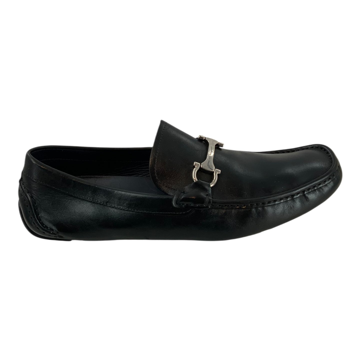 Salvatore Ferragamo Black Driver Shoes