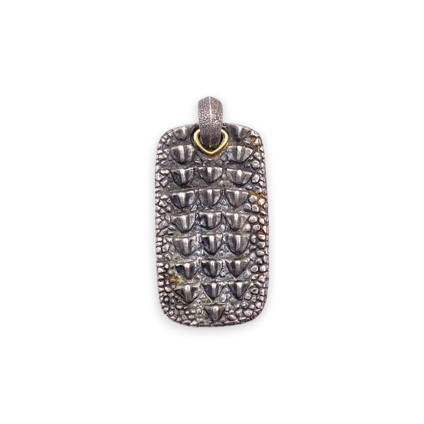 Yurman Textured 18K Dog Tag