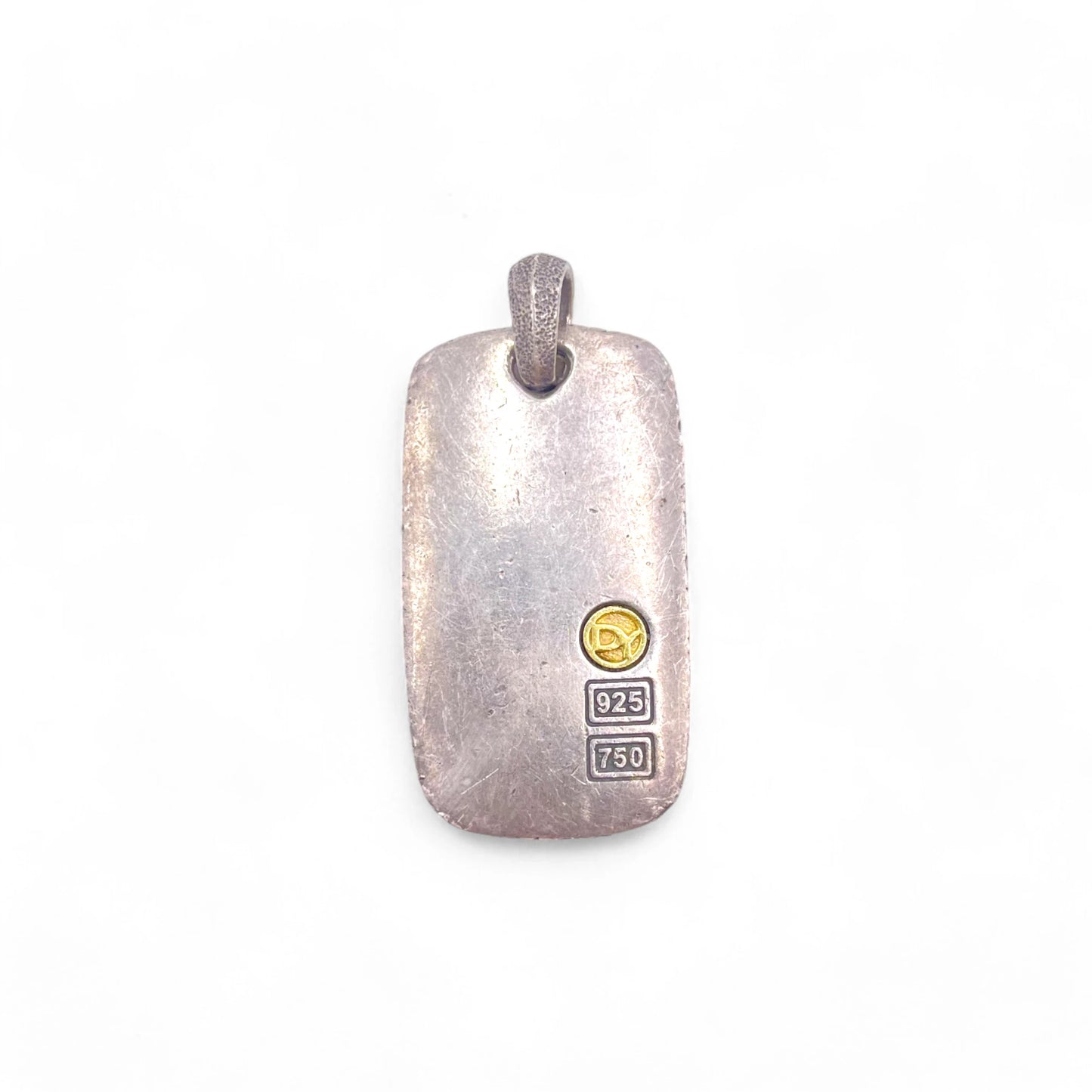 Yurman Textured 18K Dog Tag