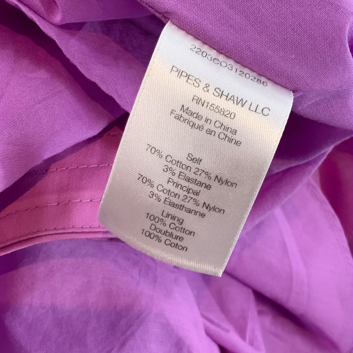 Veronica Beard Purple Frill Strap Dress
