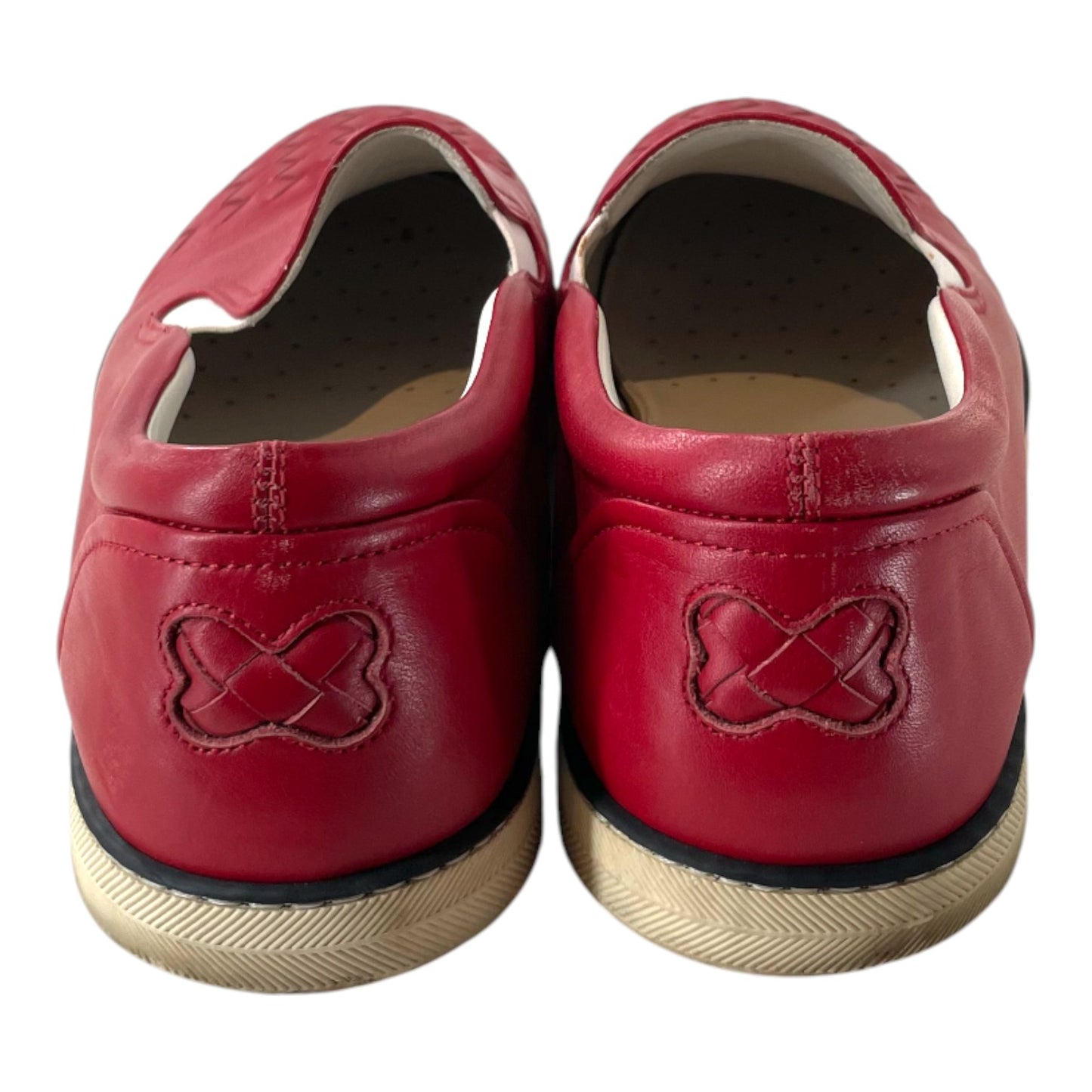 Bottega Veneta Red Slip On Sneakers