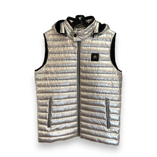 Mooseknuckle Silver Puff Vest Men Med