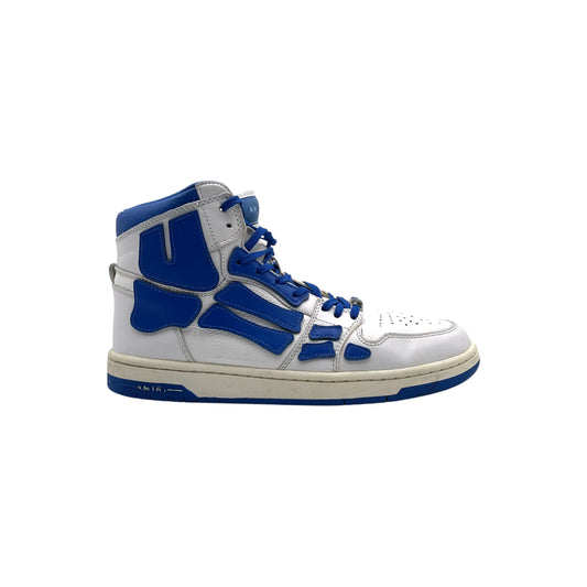 Amiri Skeleton White/Blue High-top Men's Sneakers