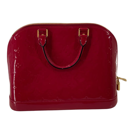 Louis Vuitton Alma Pink Patent Leather Bag