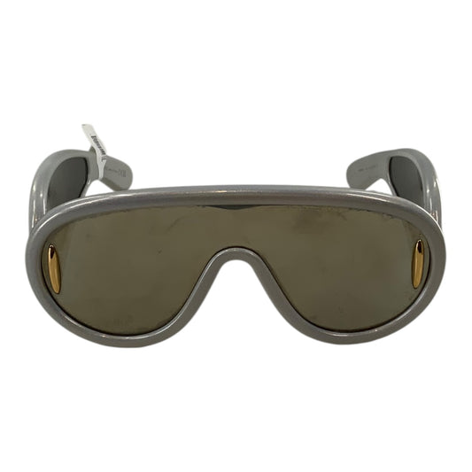 LOEWE Iridescent Silver Oversized Sunglasses