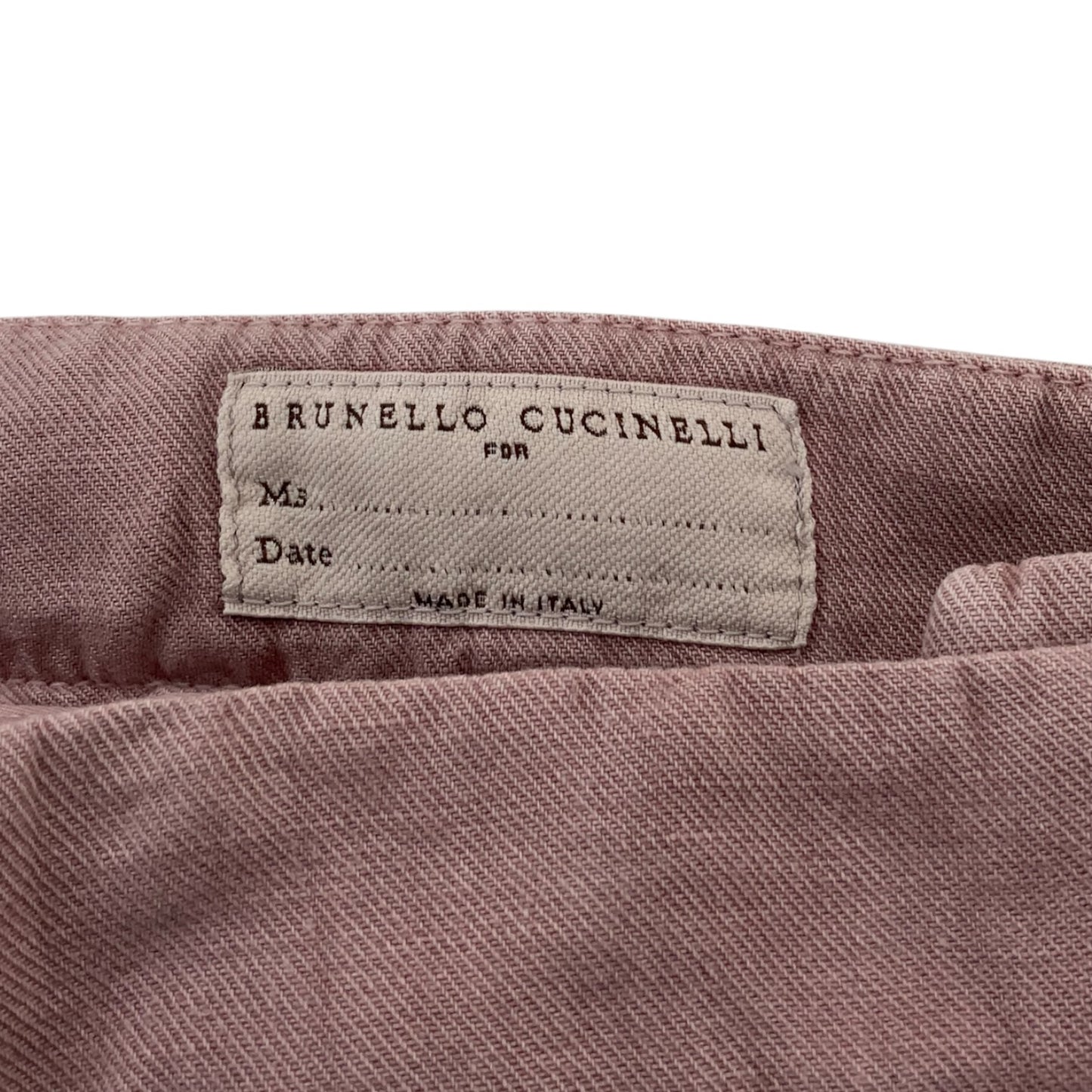 Brunello Cucinelli Nude Pink High Waisted Shorts