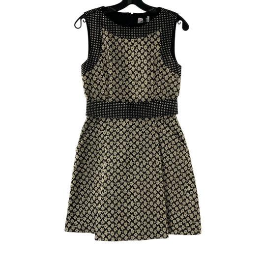 Valentino Red Black and Gold Dress